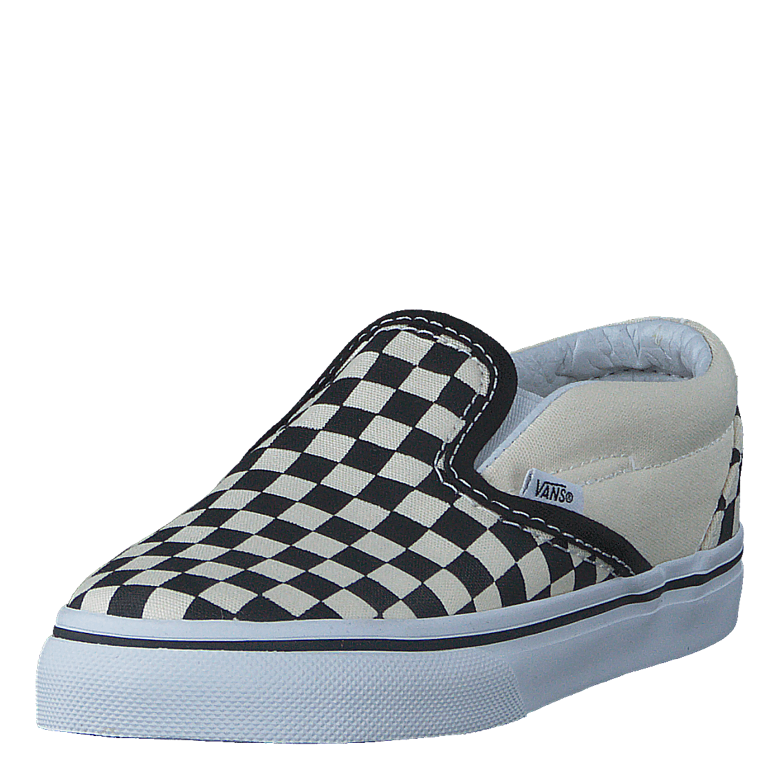 T Classic Slip-On Black And White Checker/White