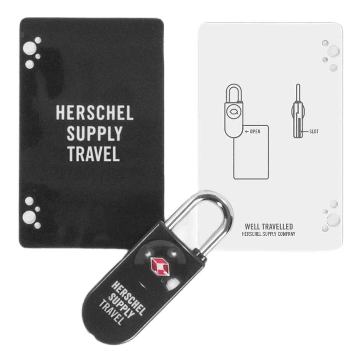 Tsa Card Lock Black