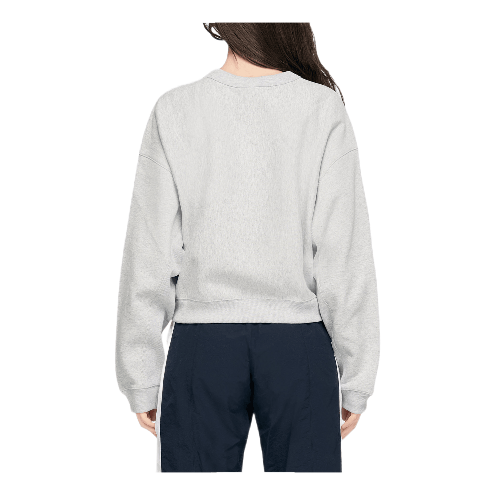 Sleeve Logo Crewneck Sweatshir Gray