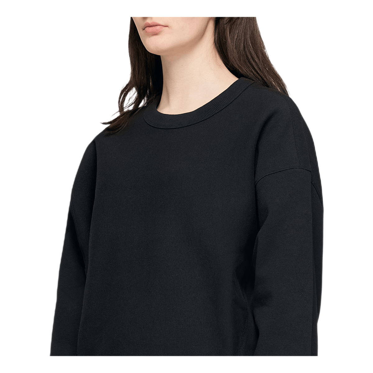 Sleeve Logo Crewneck Sweatshir Black