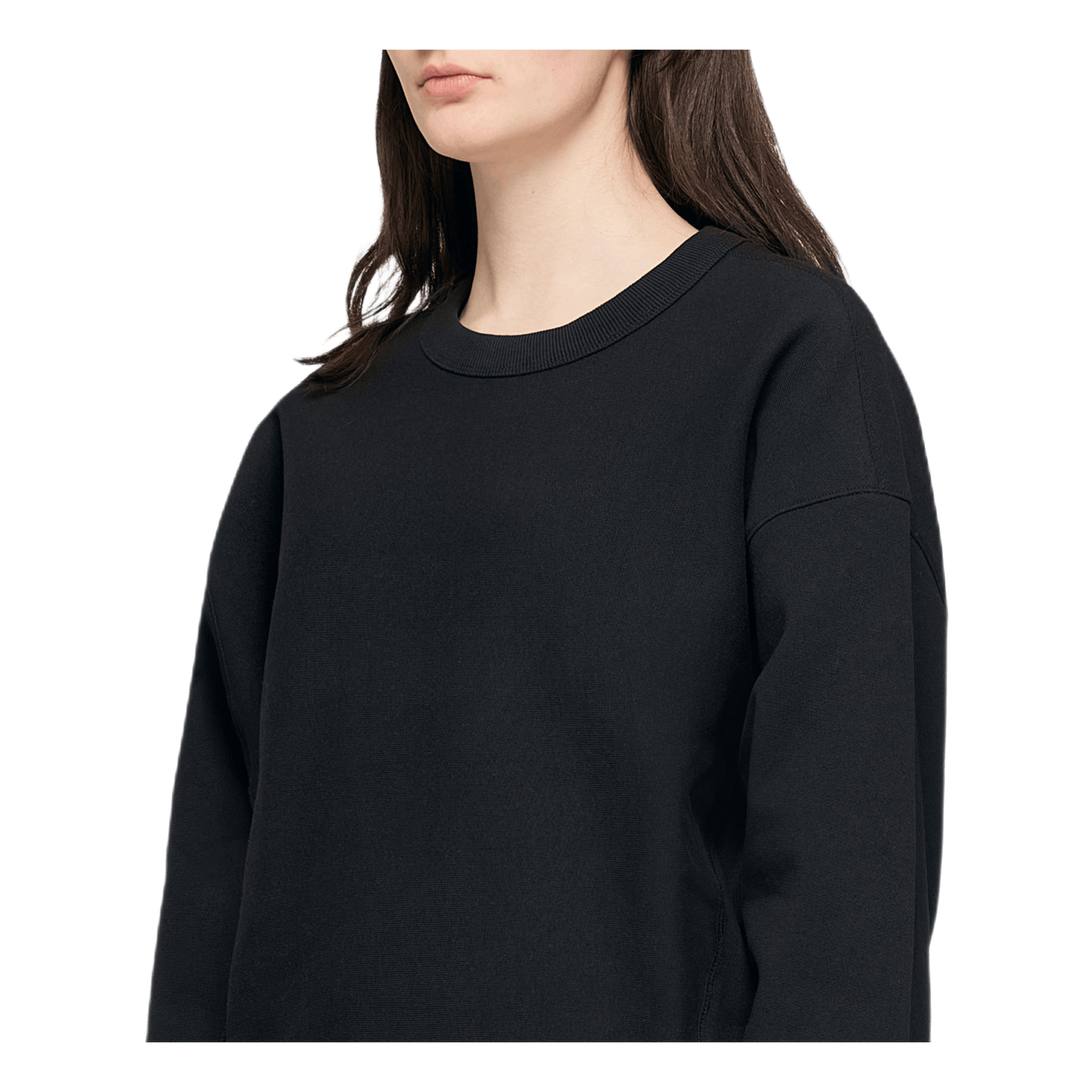 Sleeve Logo Crewneck Sweatshir Black