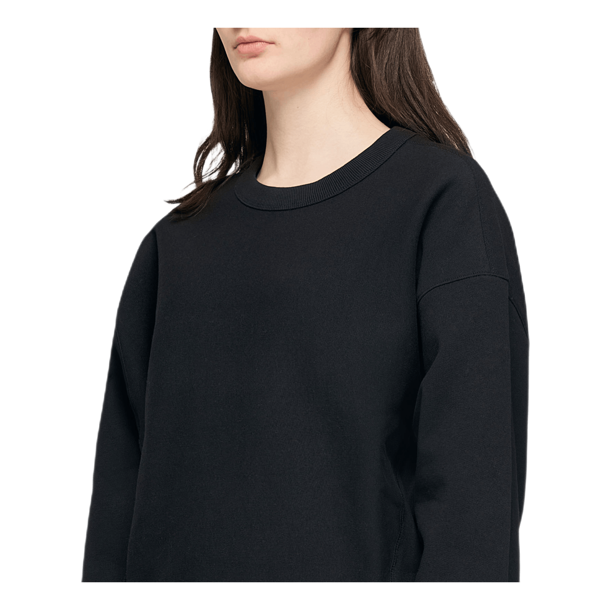 Sleeve Logo Crewneck Sweatshir Black