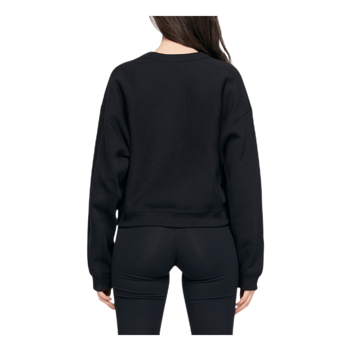 Sleeve Logo Crewneck Sweatshir Black