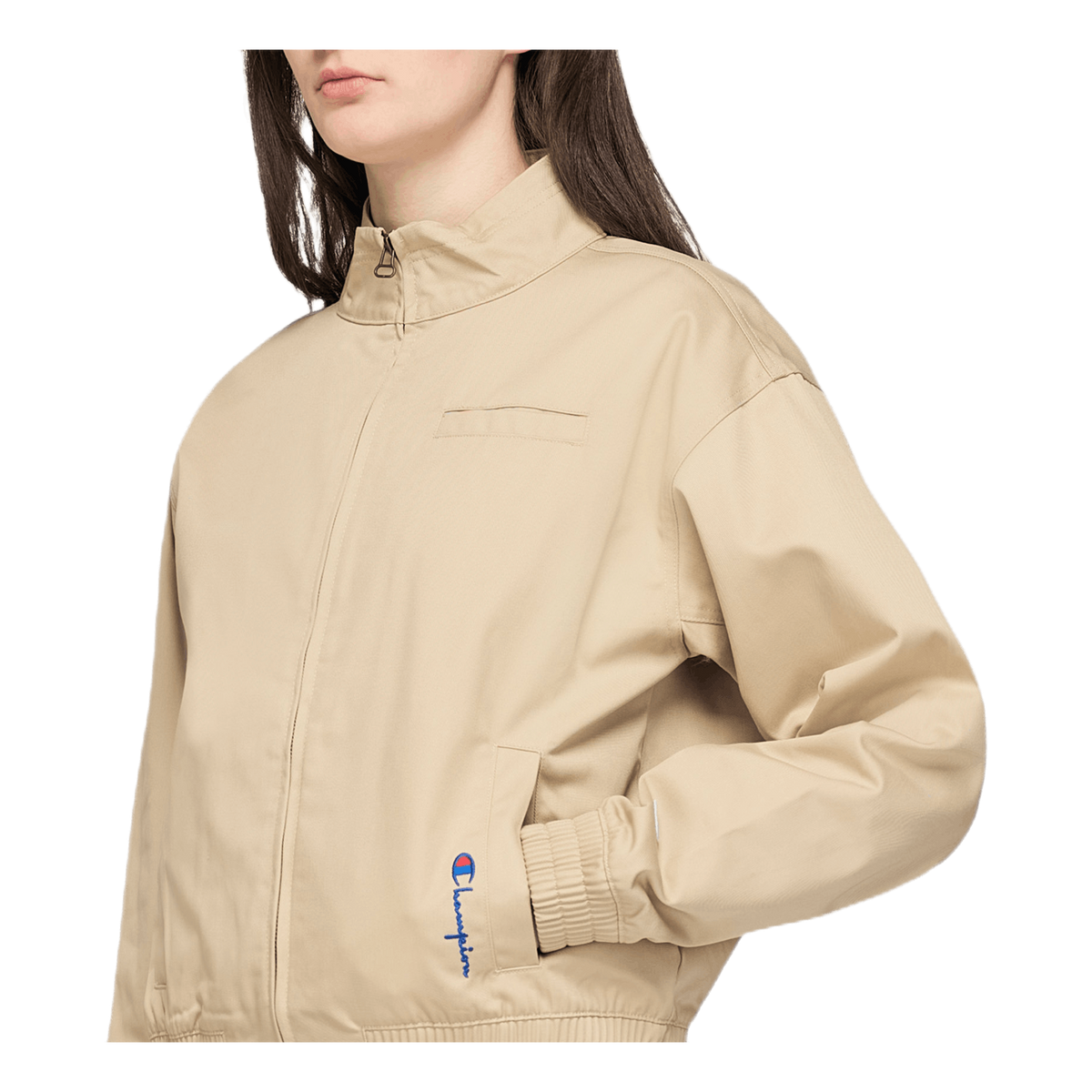 Full Zip Top Khaki