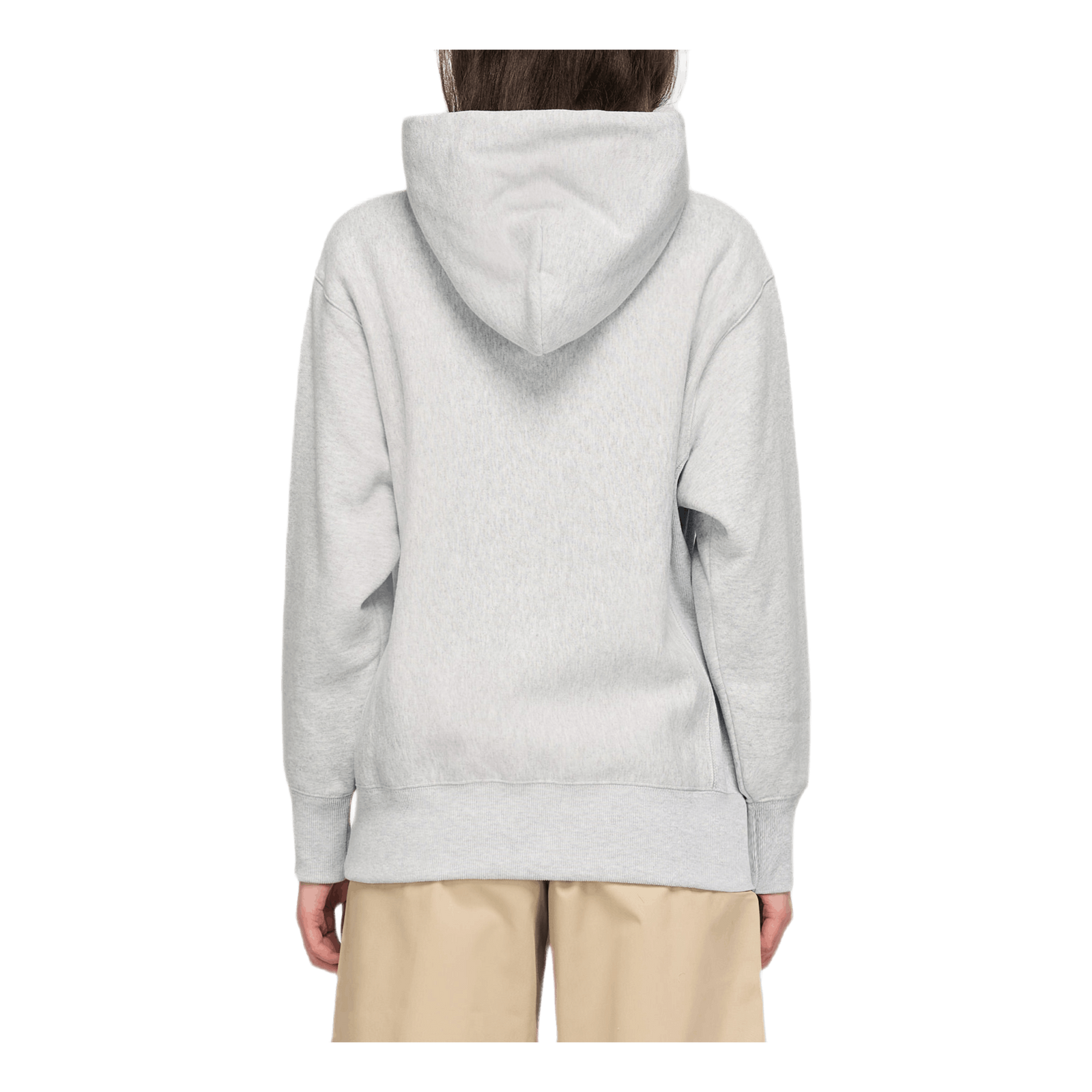 Small Script Hooded Sweatshirt Gray
