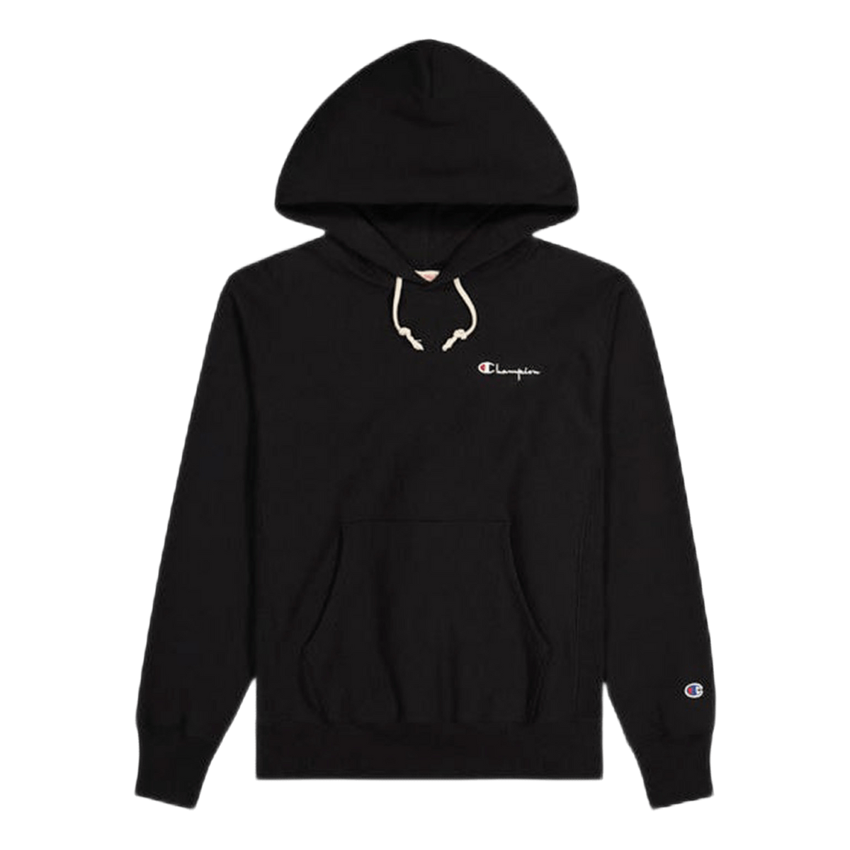 Small Script Hooded Sweatshirt Black