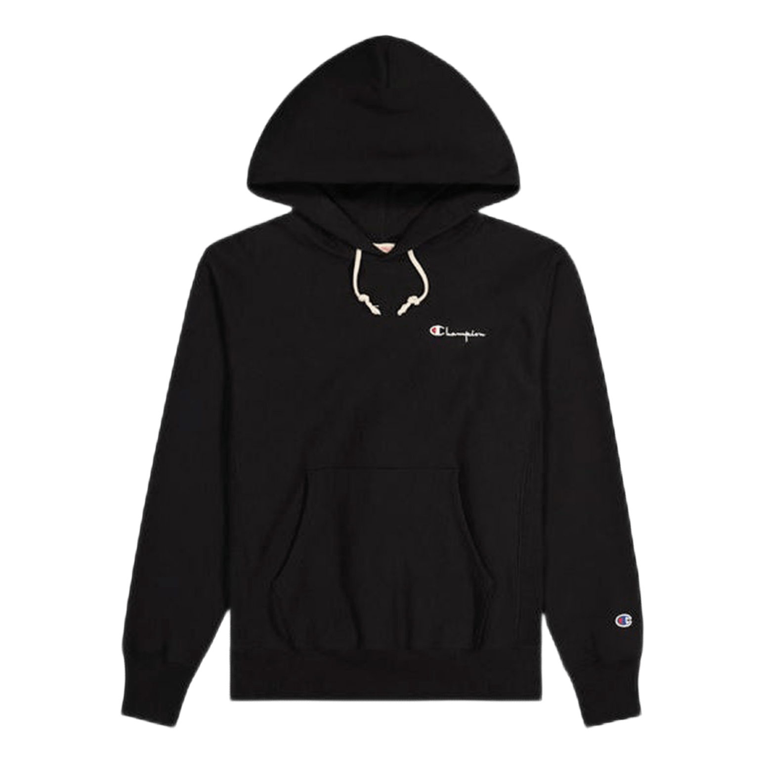 Small Script Hooded Sweatshirt Black