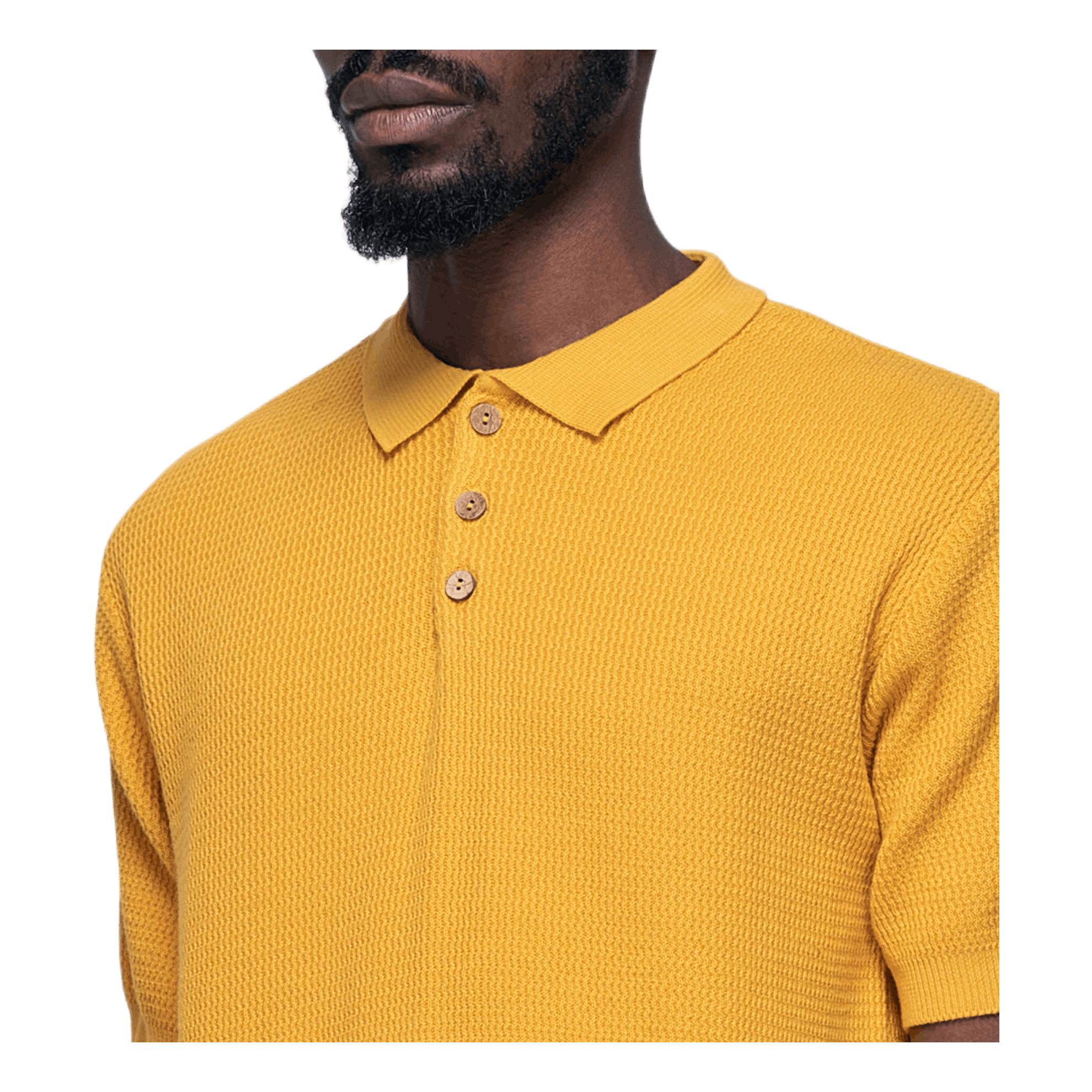 Sweater Short Sleeve Gnesta Yellow
