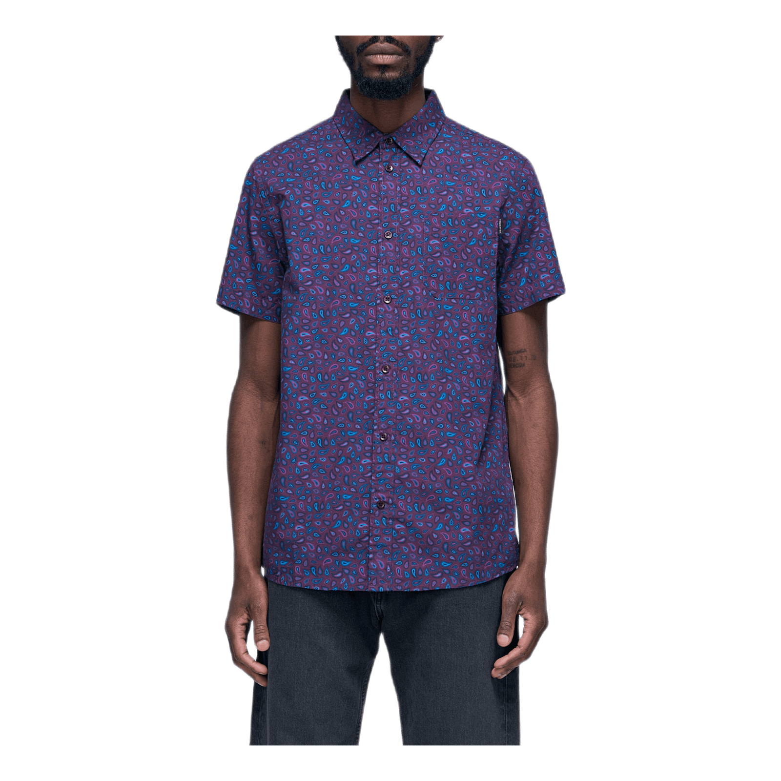 Shirt Short Sleeve Sandefjord  Purple