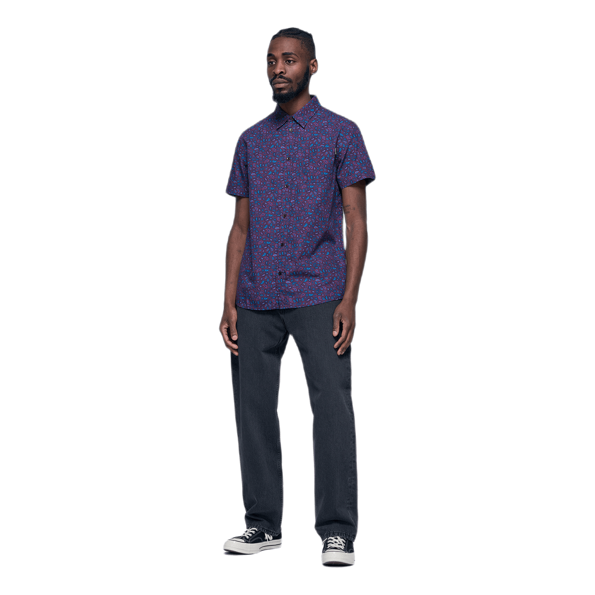 Shirt Short Sleeve Sandefjord  Purple