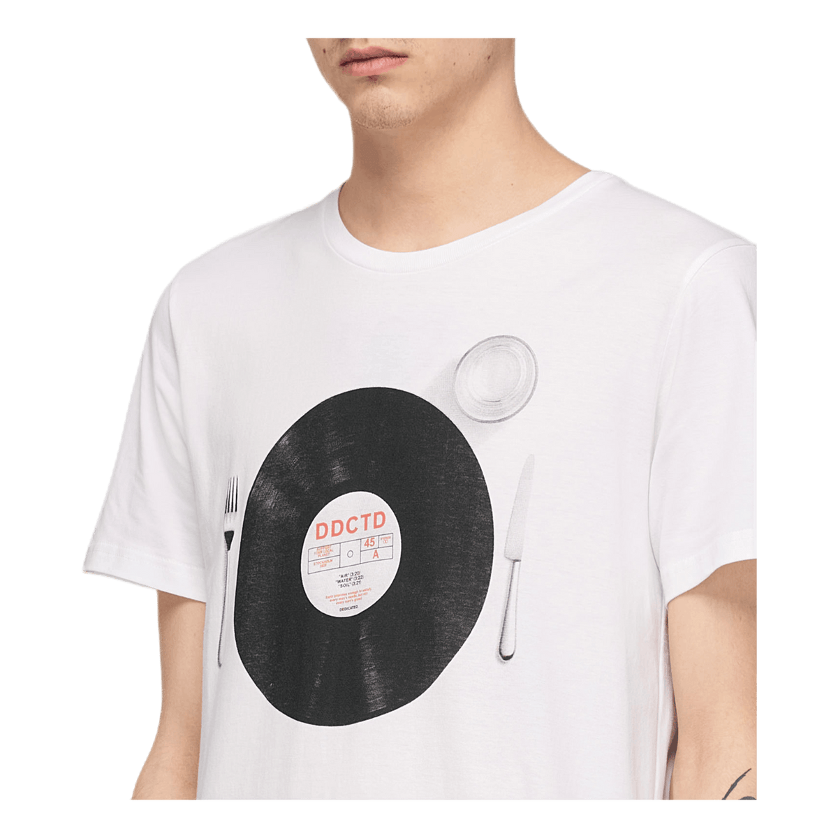 Record Meal Tee White