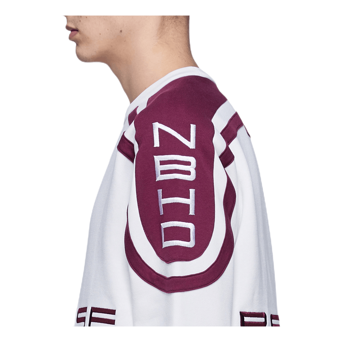 Jersey / Ce-crew . Ls White