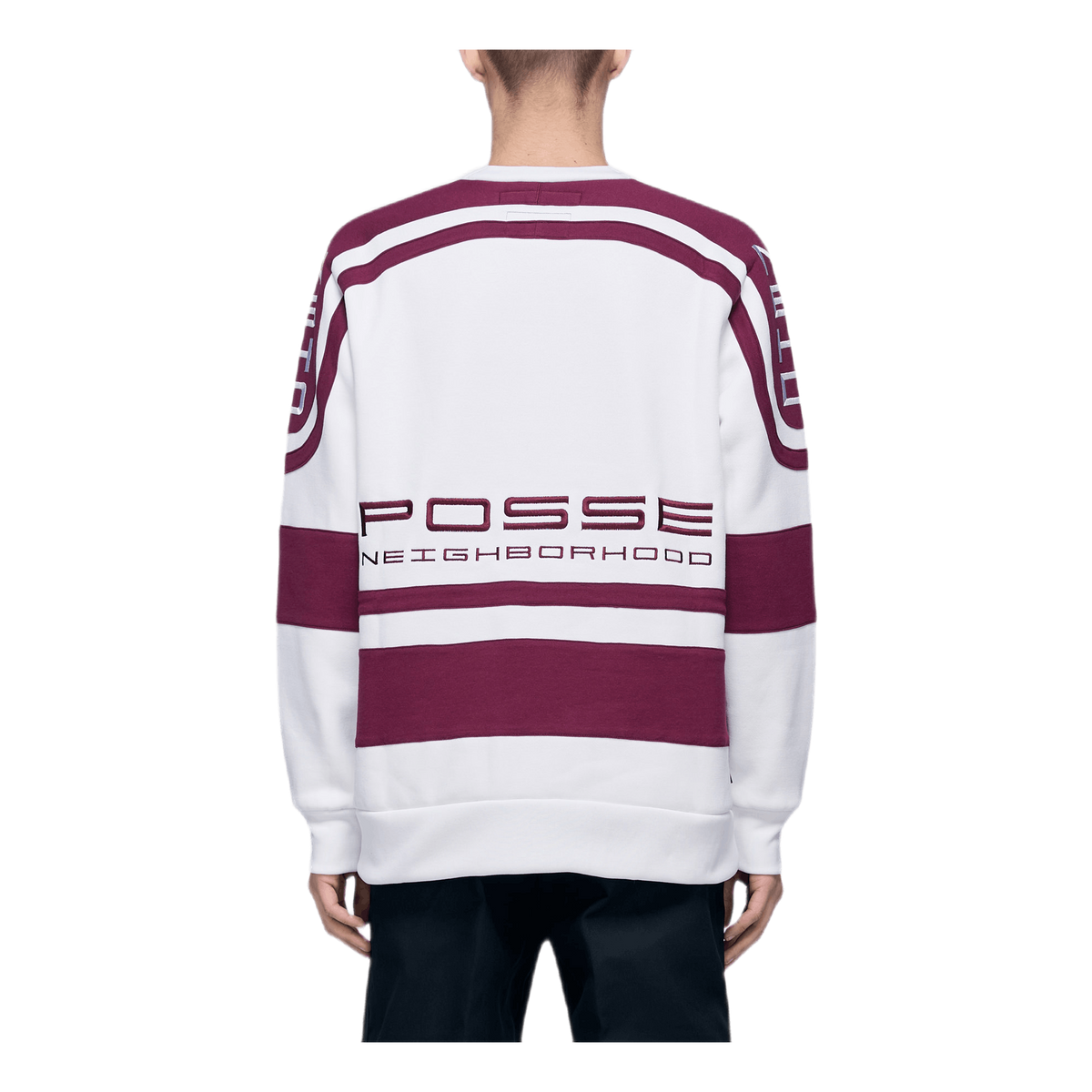 Jersey / Ce-crew . Ls White