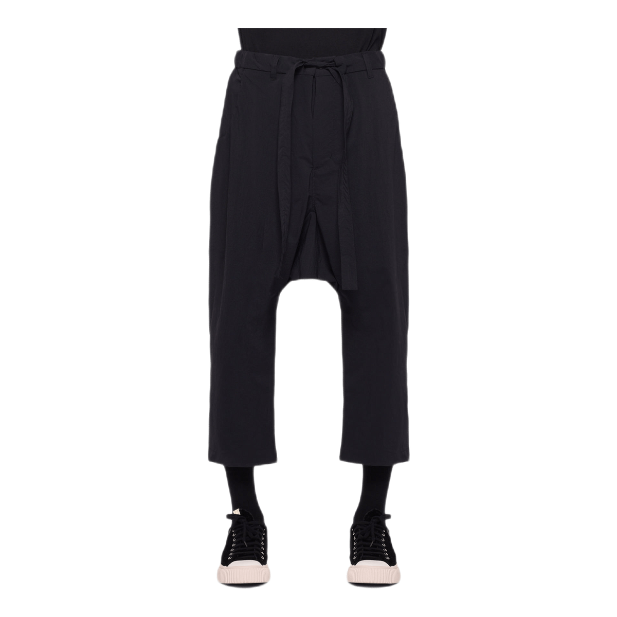 Nylon Sarrouel Pants Black