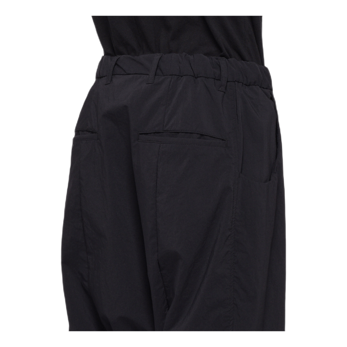 Nylon Sarrouel Pants Black