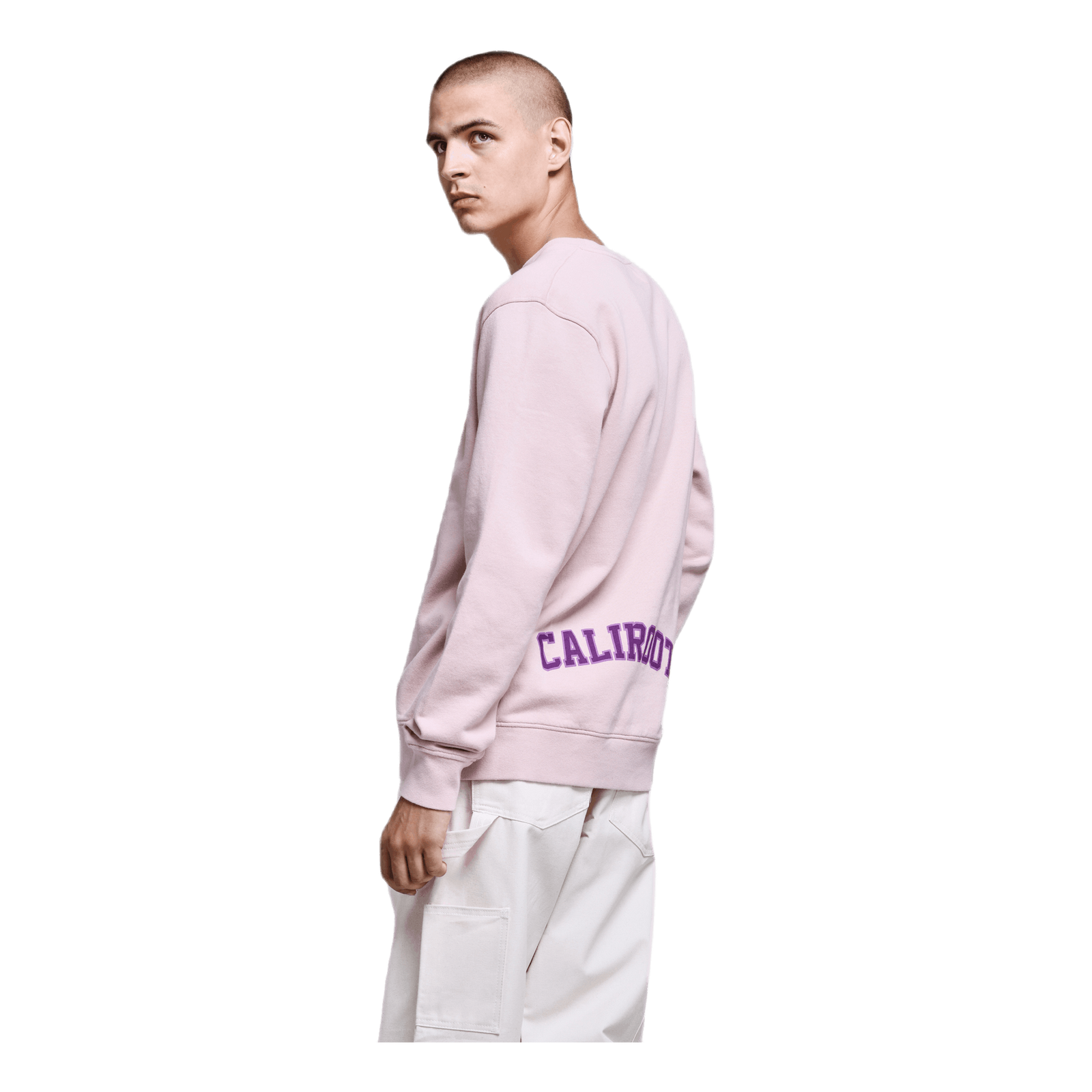 Sporty La Crewneck Pink