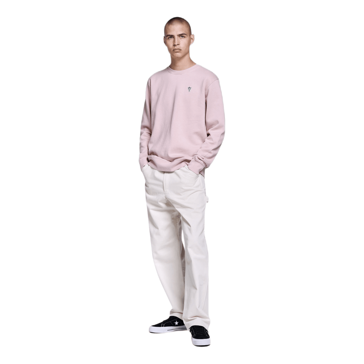 Sporty La Crewneck Pink