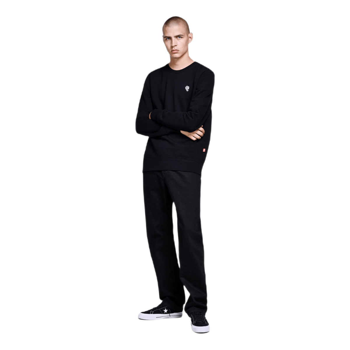 Sporty La Crewneck Black