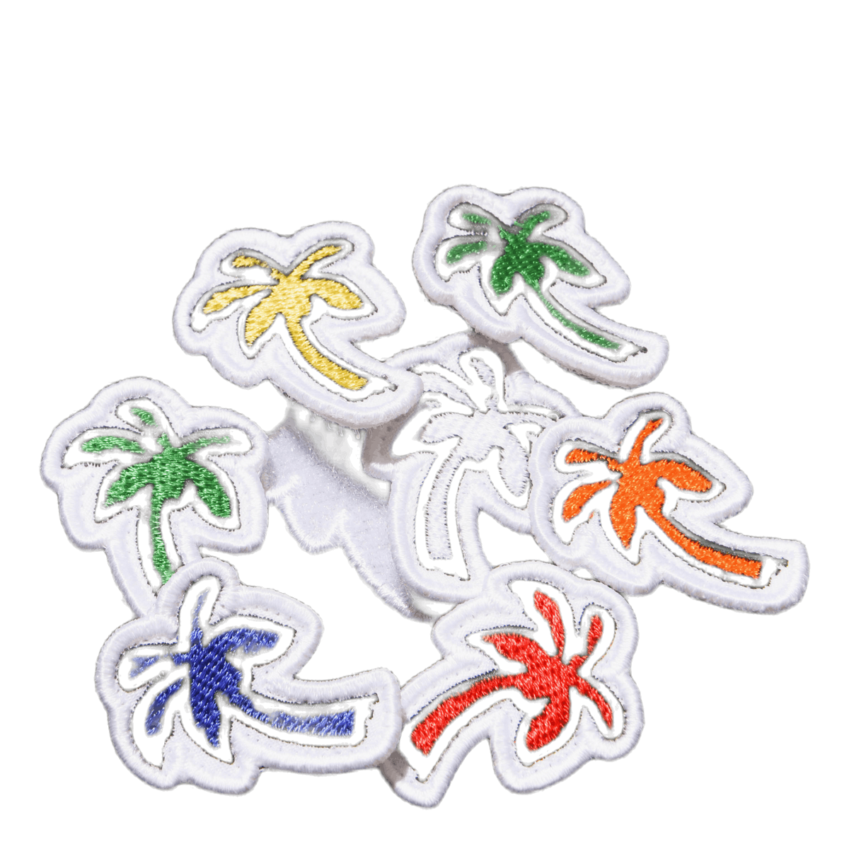 Palm Patch Zip Hoodie Black