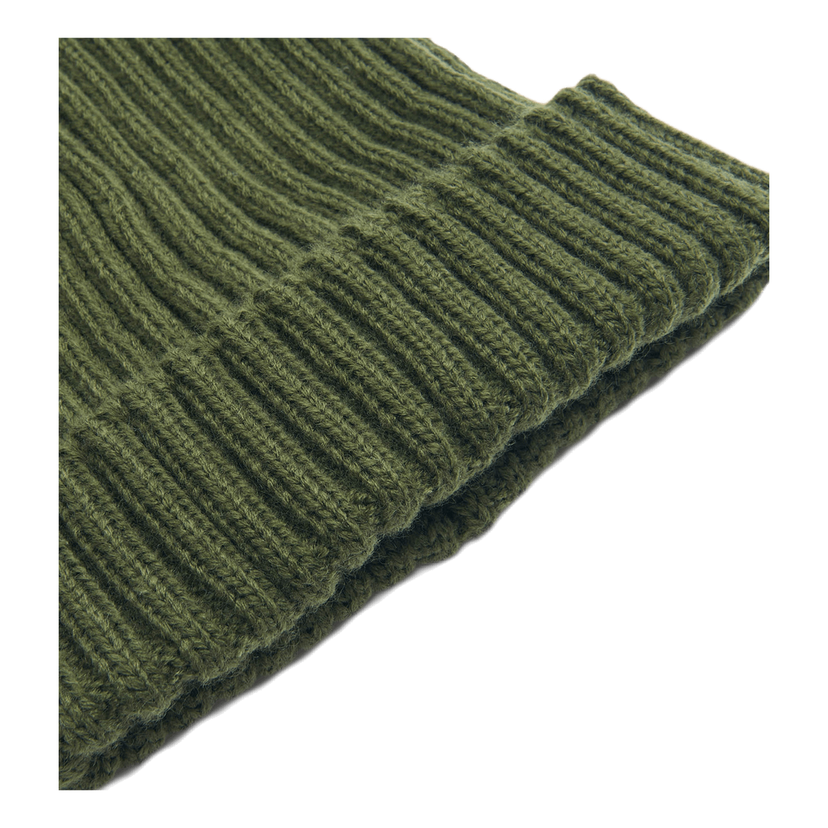 Ribbed Beanie Green
