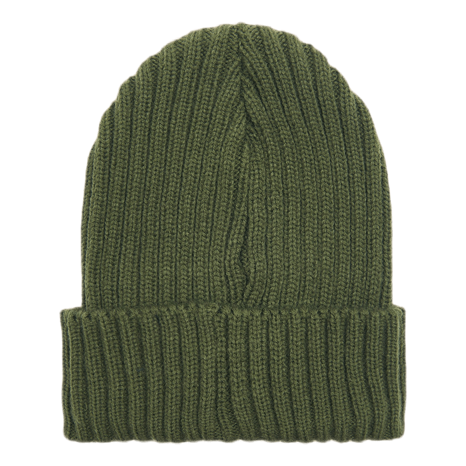 Ribbed Beanie Green