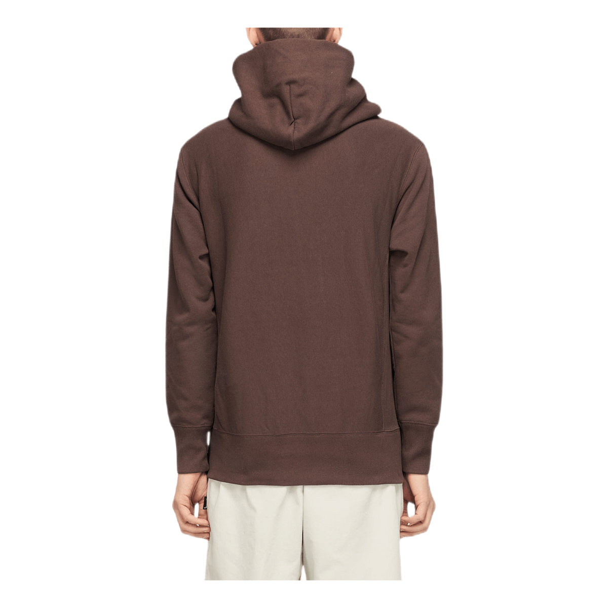 Small Script Hoodie Brown