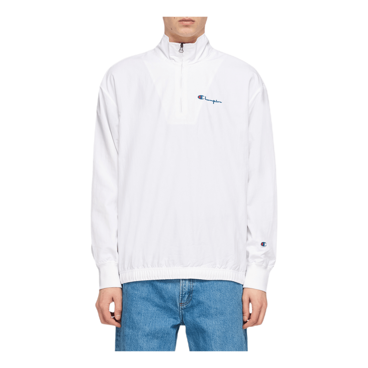 Half Zip Top White