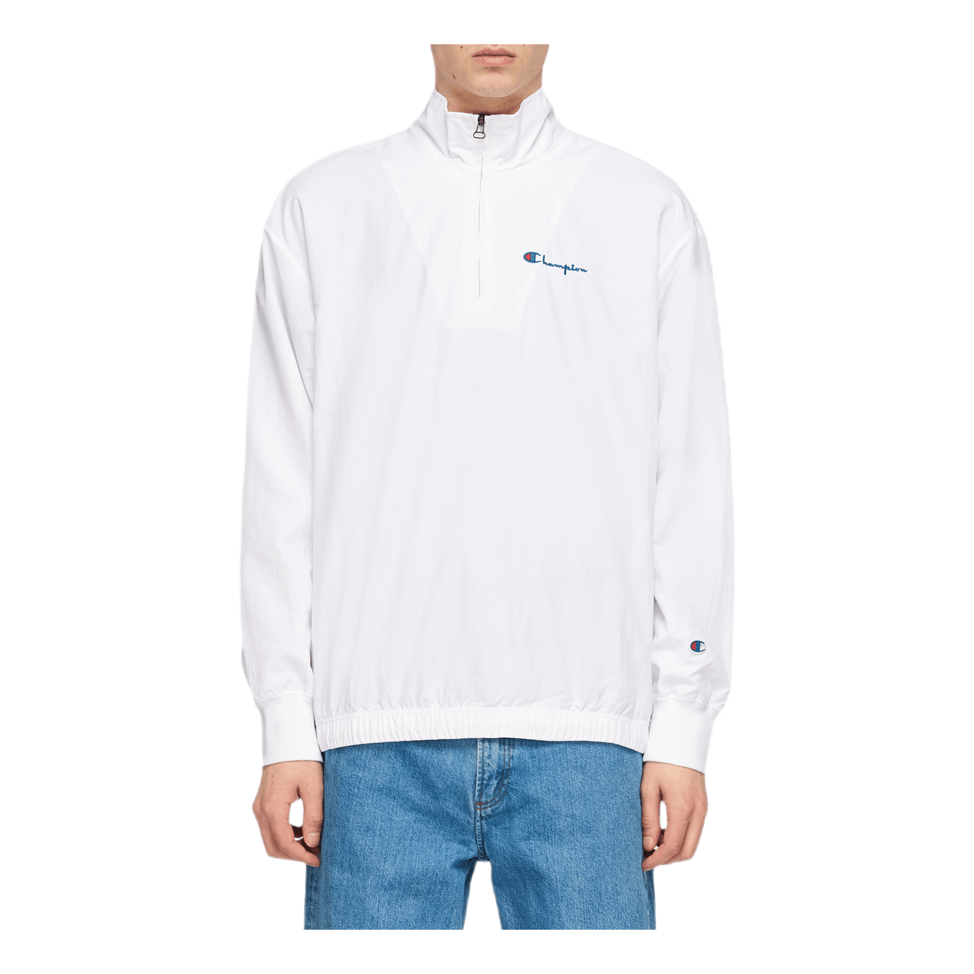 Half Zip Top White