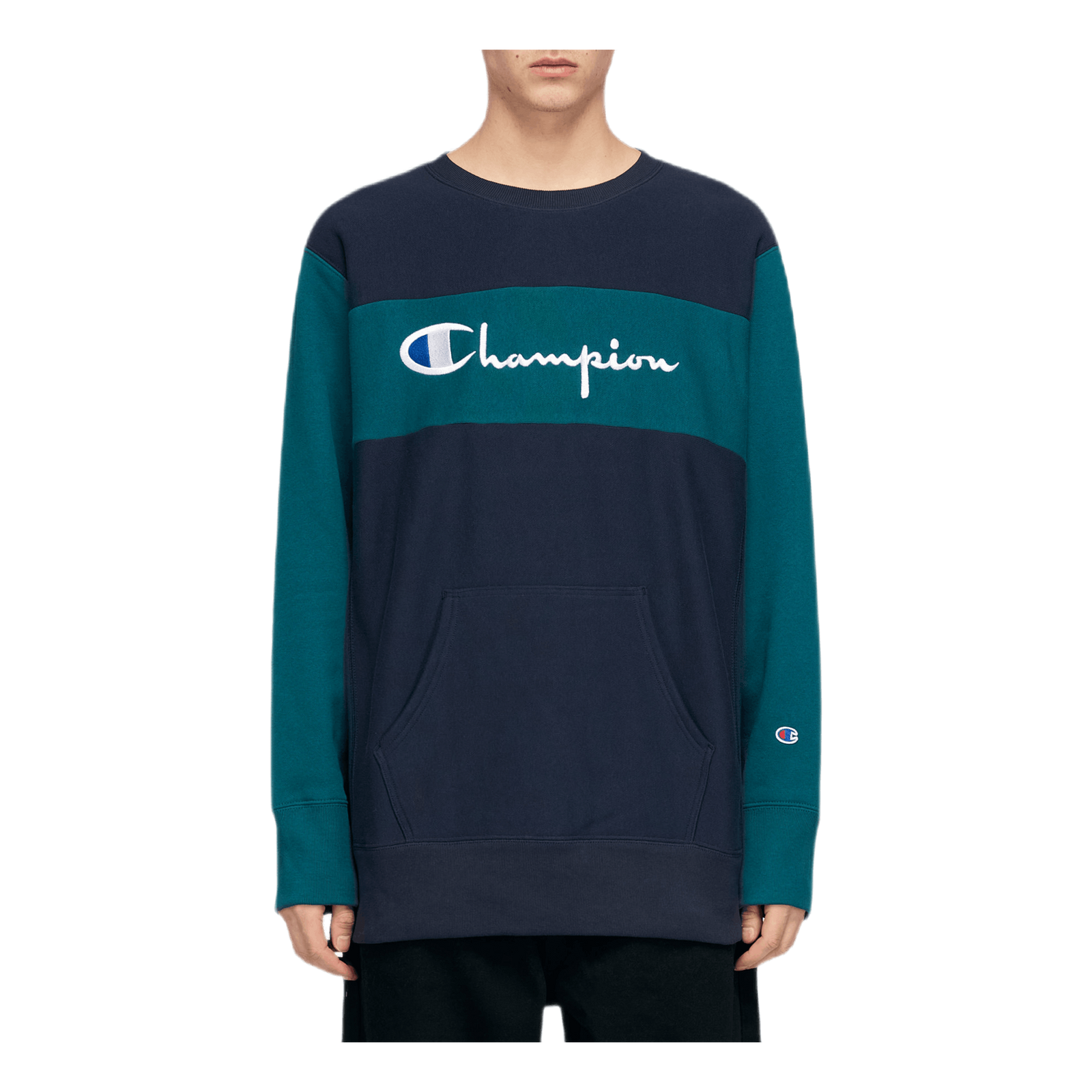 Color Block Crewneck Sweatshir Multi