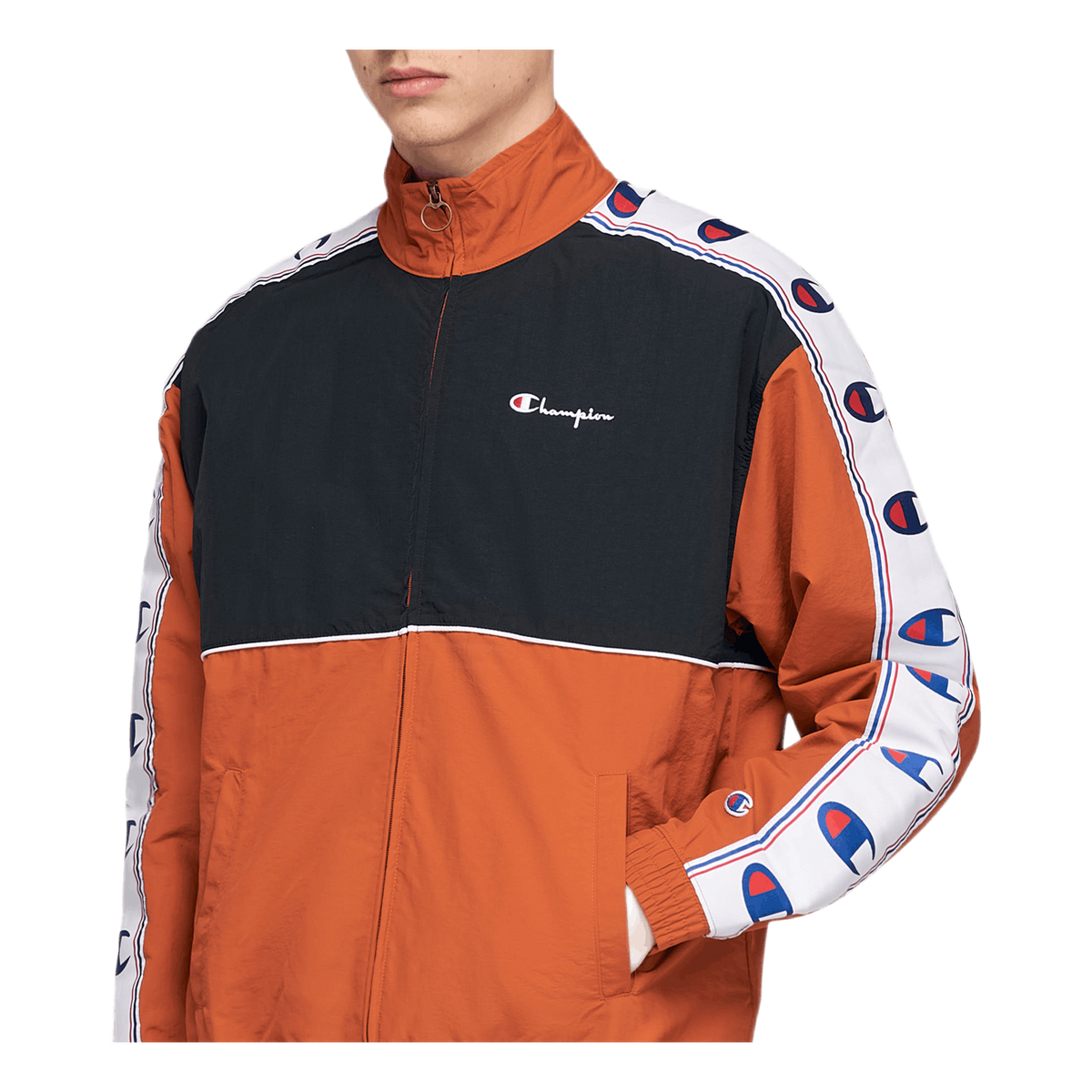 Full Zip Top Orange