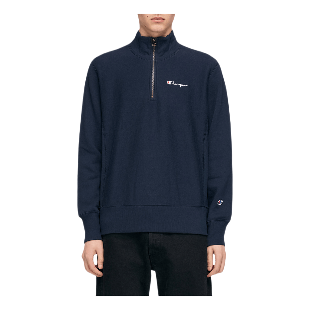 Champion all over script 2025 half zip pullover hoodie