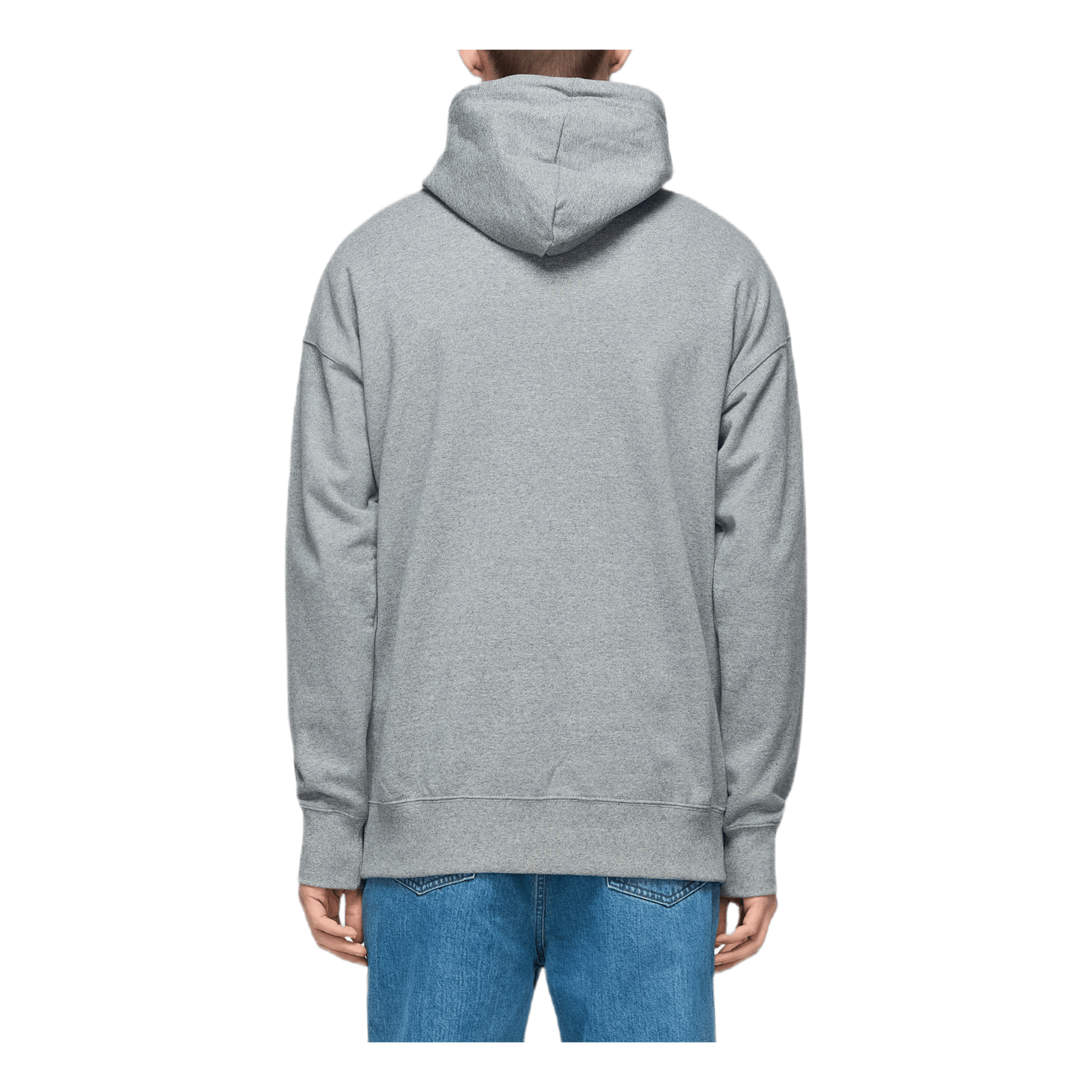 Half Zip Hooded Sweatshirt Gray