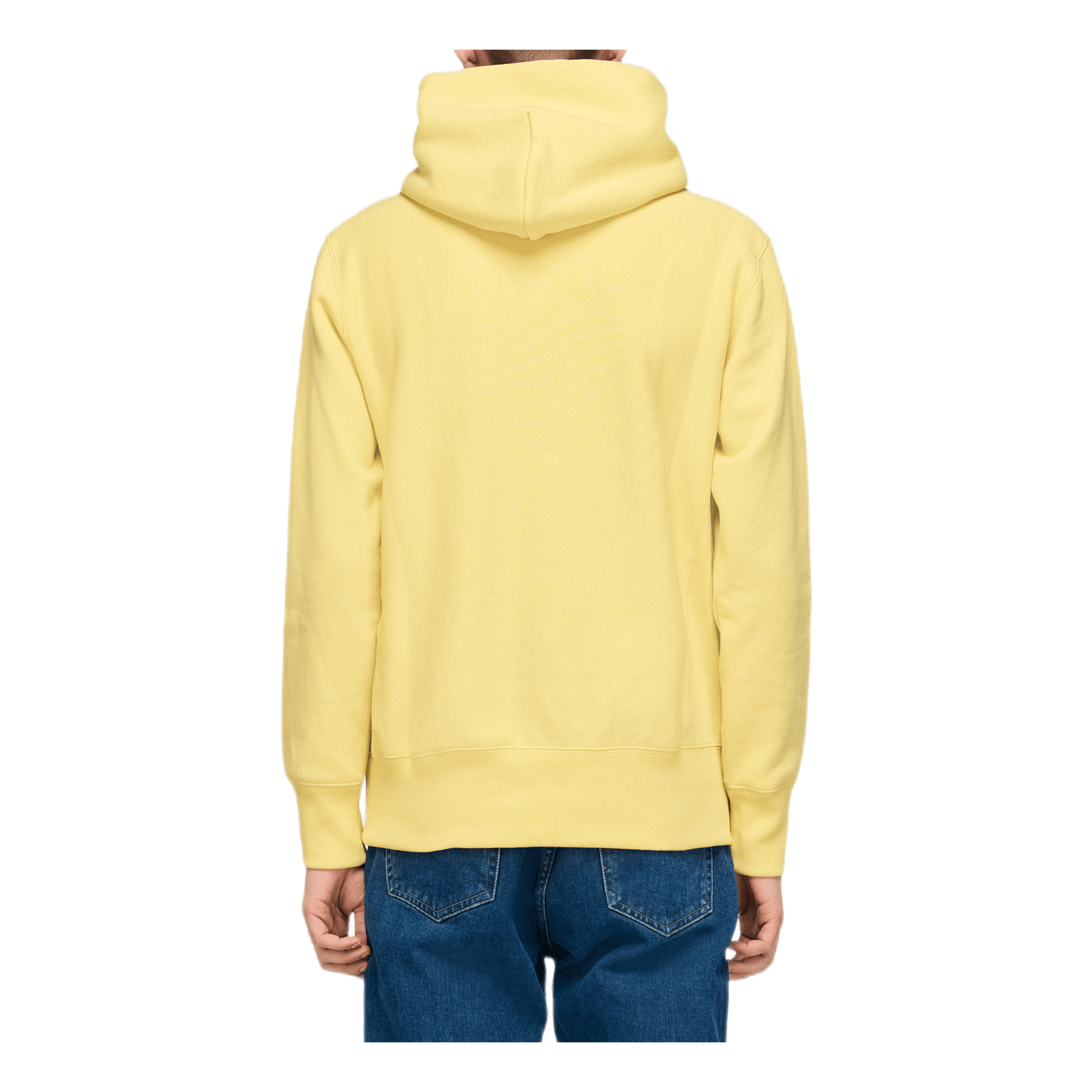 Reverse Weave Pullover Hood Khaki