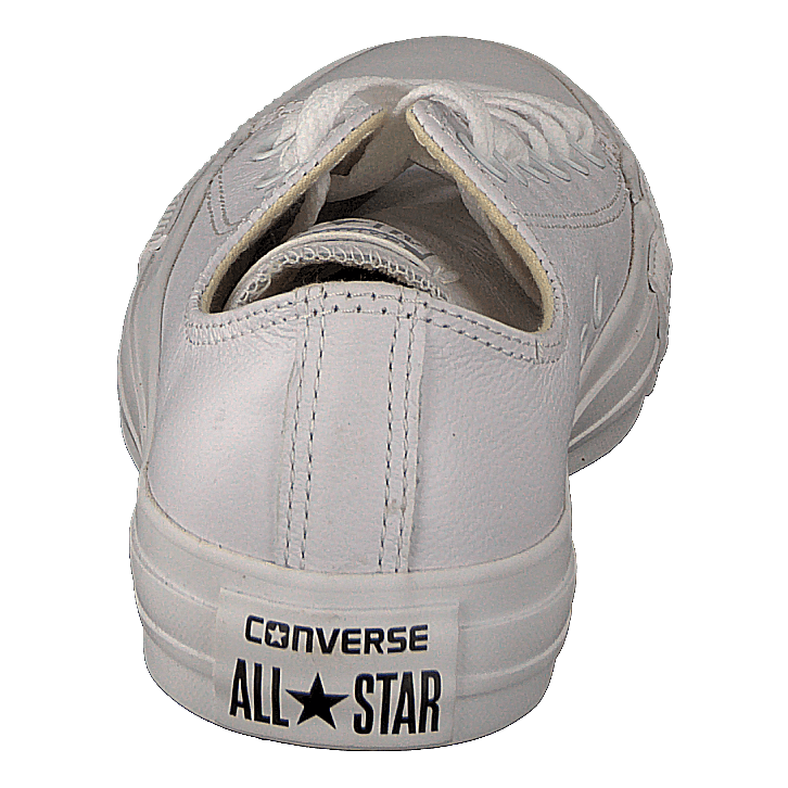 Chuck Taylor All Star Ox Leather White Monochrome