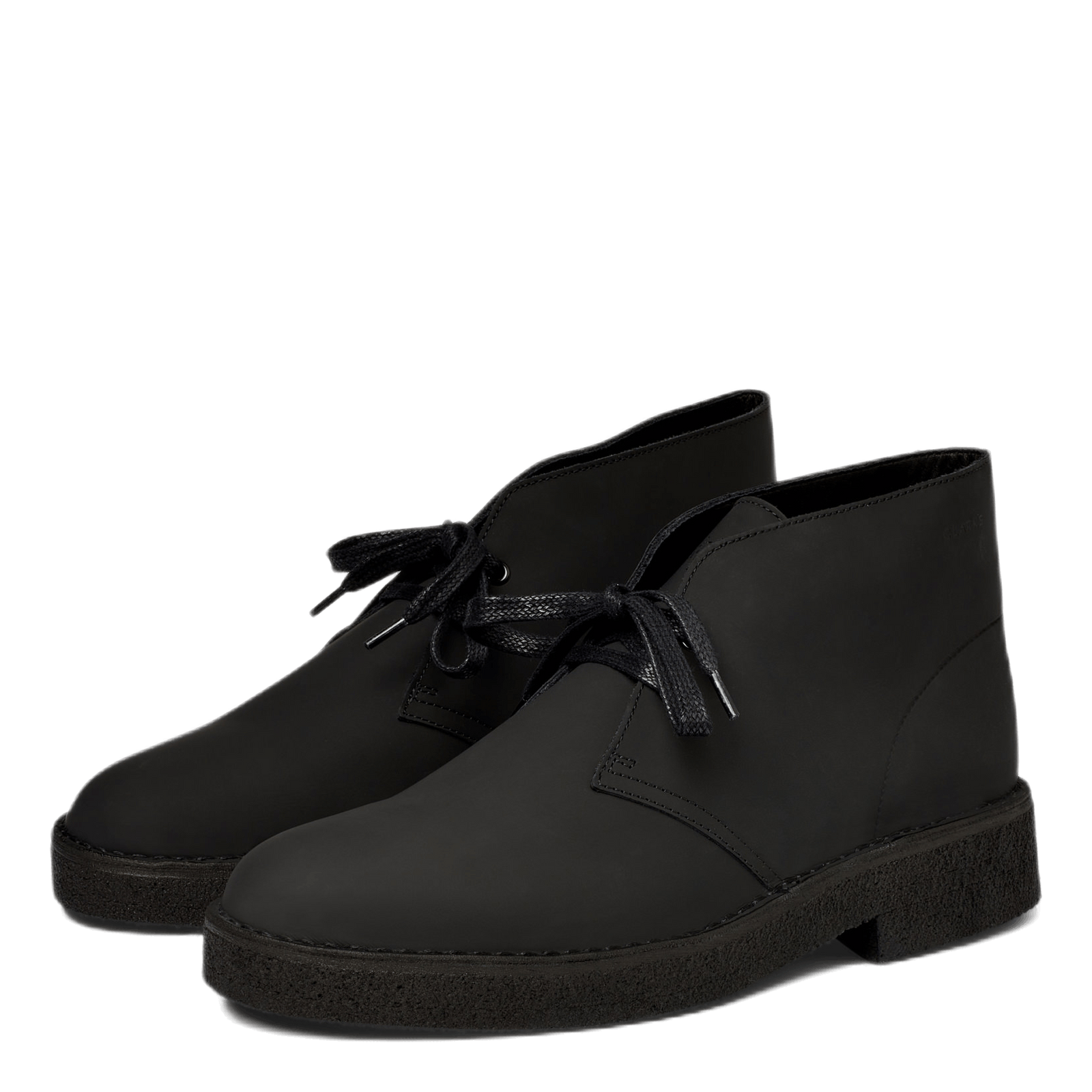 Clarks desert boots store black