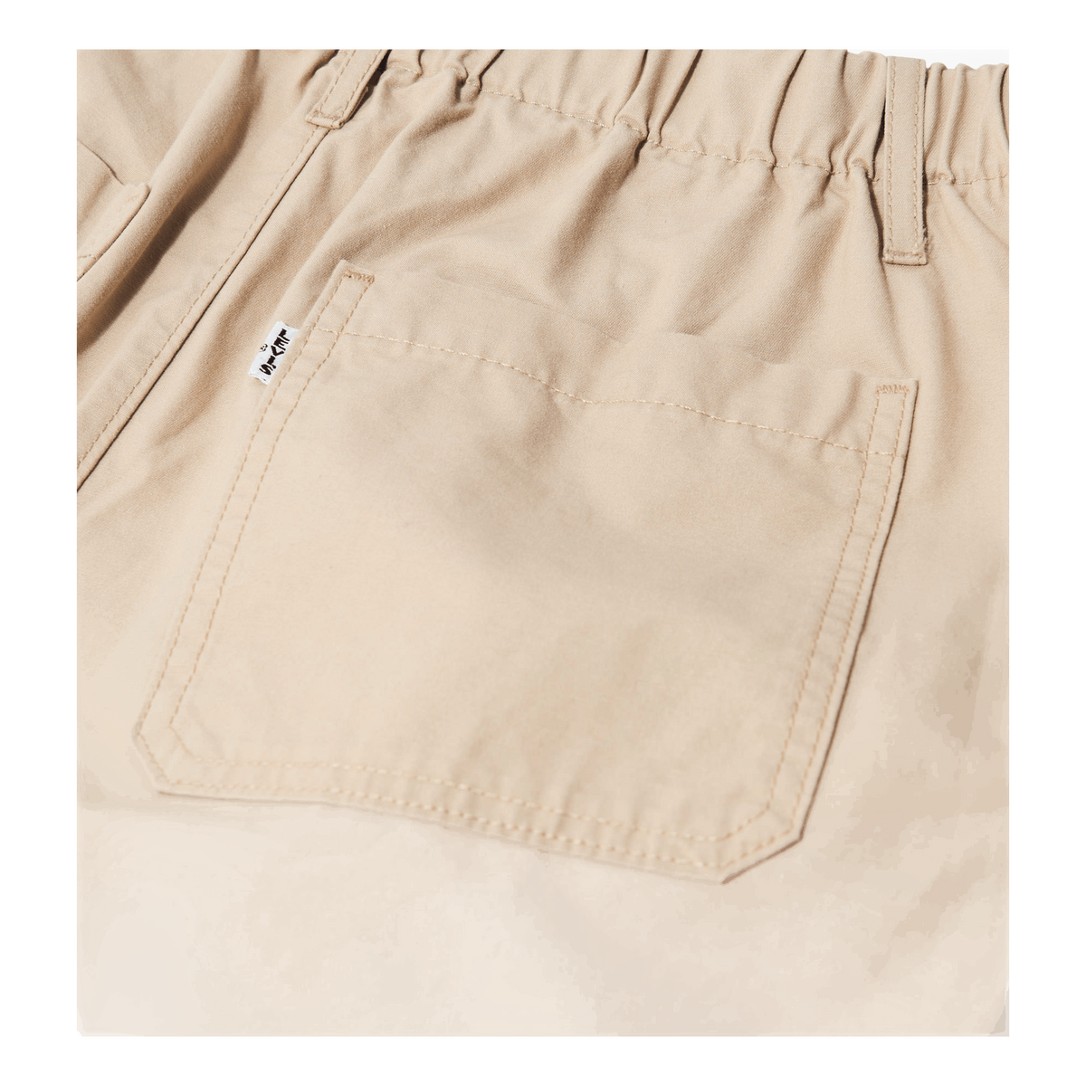 Pleated Utility Short Khaki