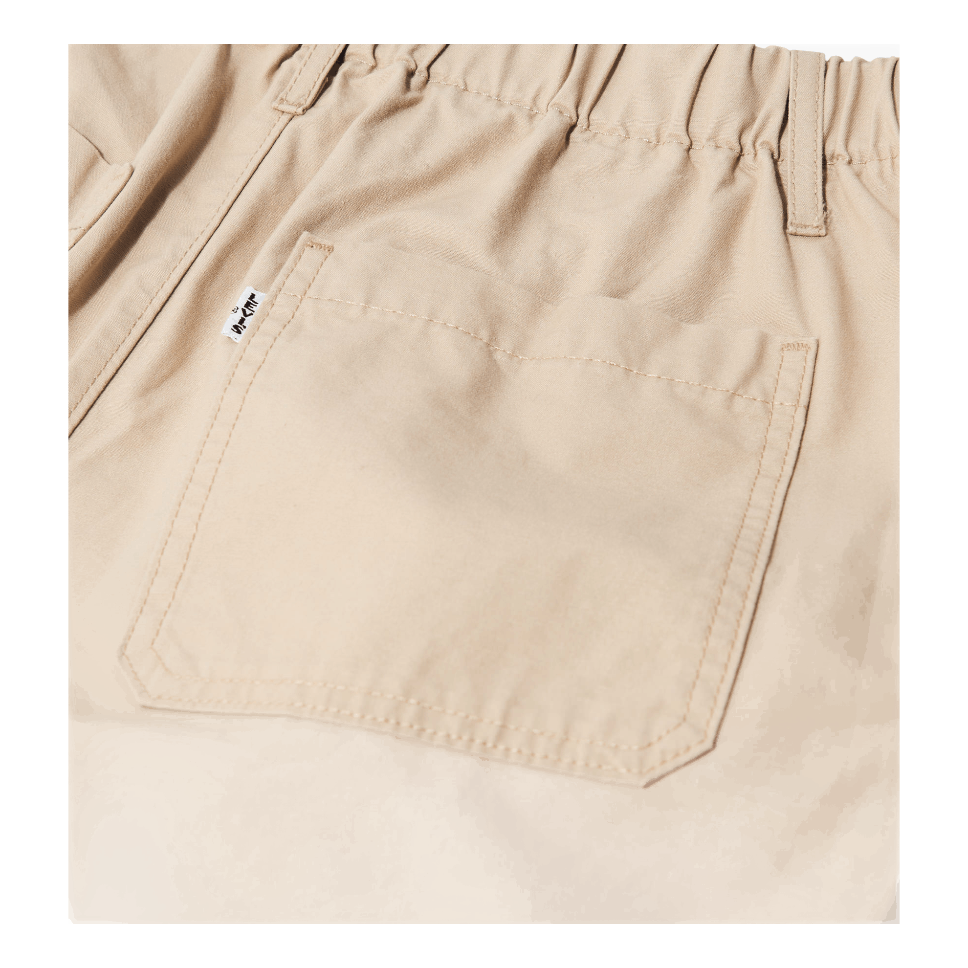 Pleated Utility Short Khaki