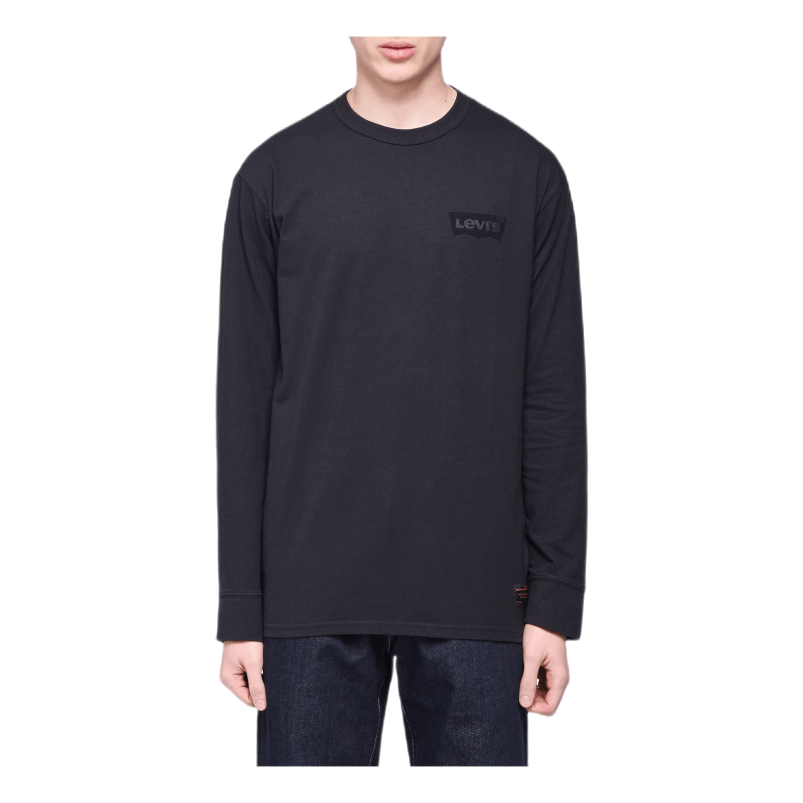 Graphic Long Sleeve Tee Black