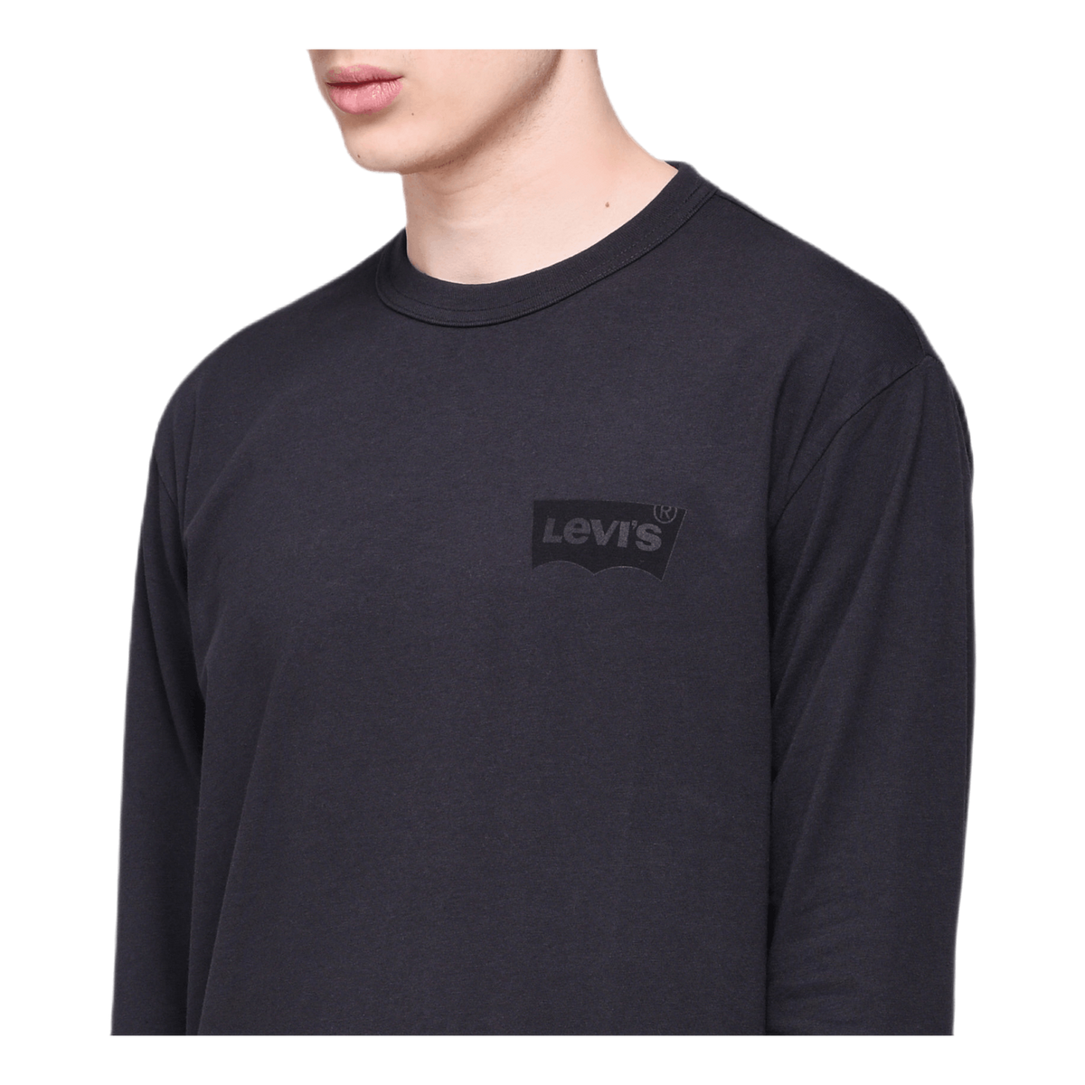 Graphic Long Sleeve Tee Black