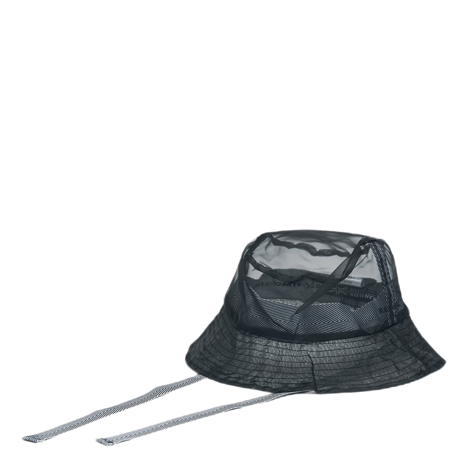Transparent Bucket Hat Black