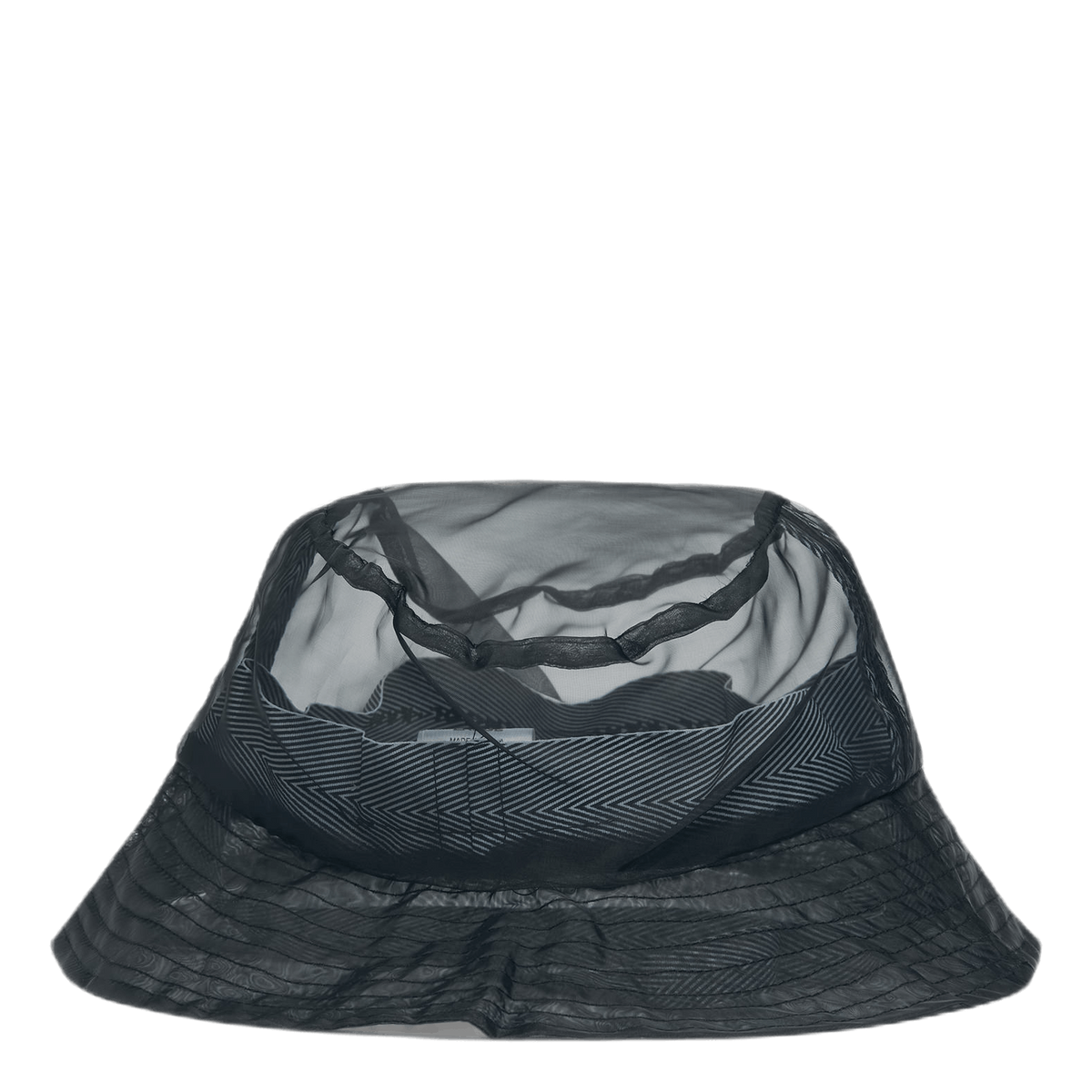 Transparent Bucket Hat Black