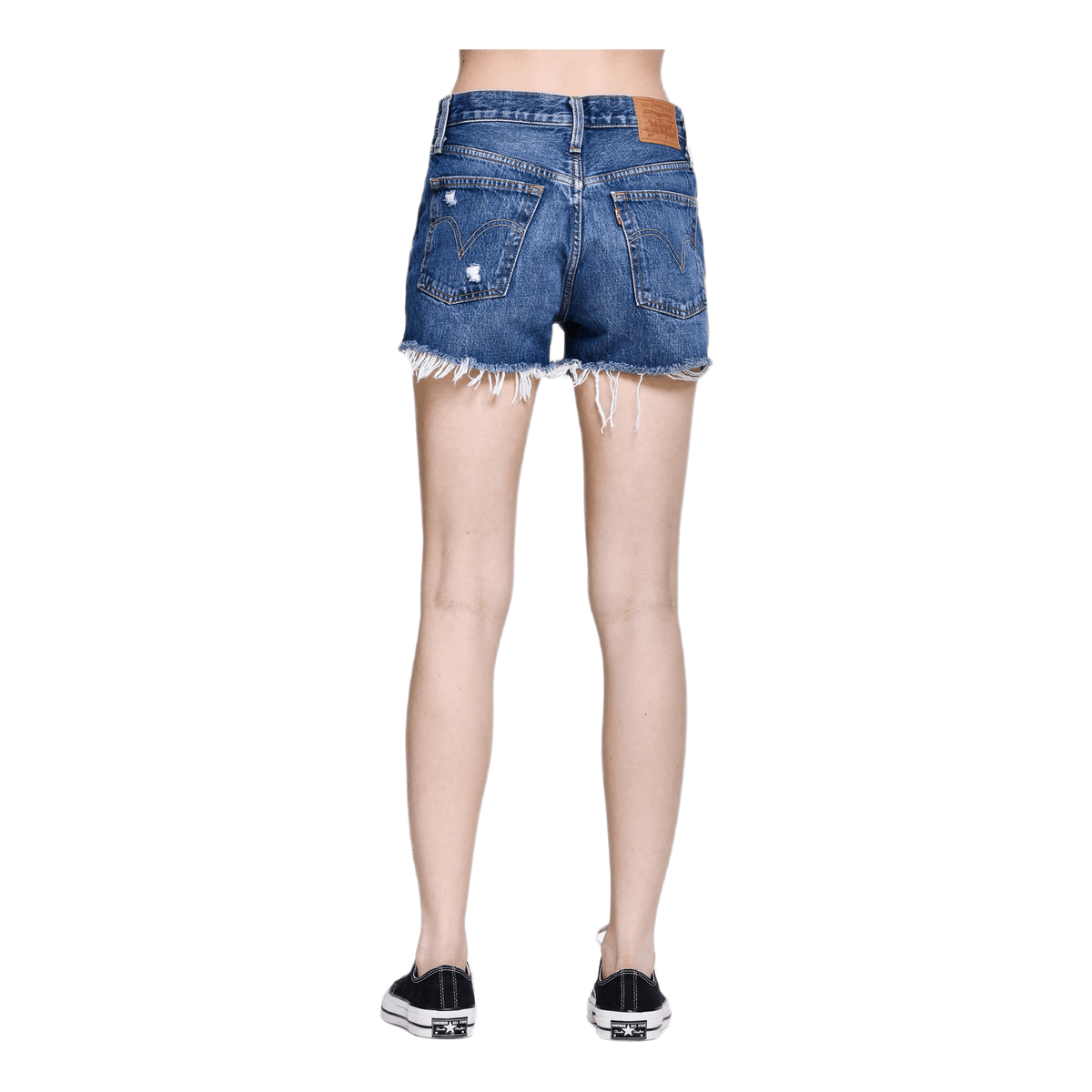 501 High Rise Shorts Blue