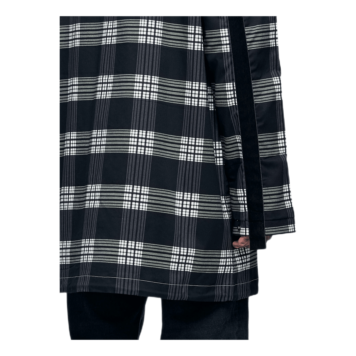 X Rhude All Over Print Coat White