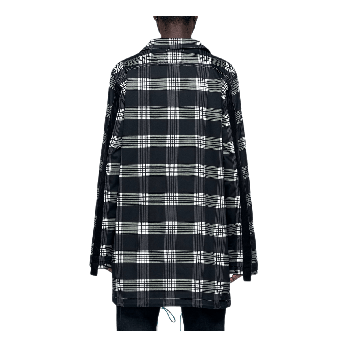 X Rhude All Over Print Coat White