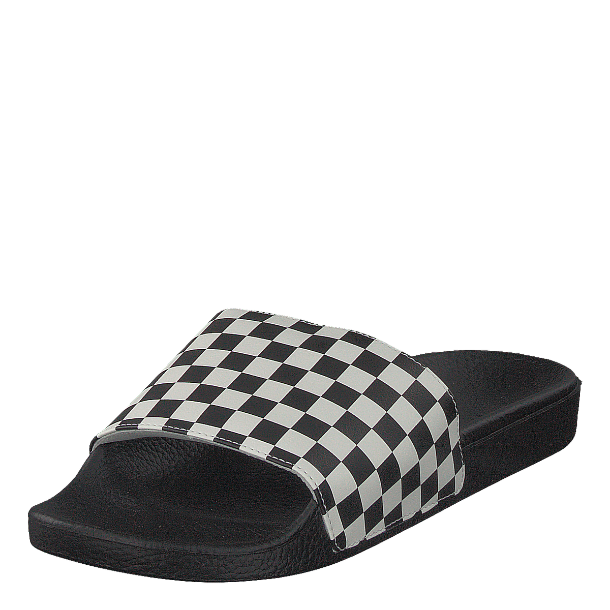 Mn Slide-on Checker White