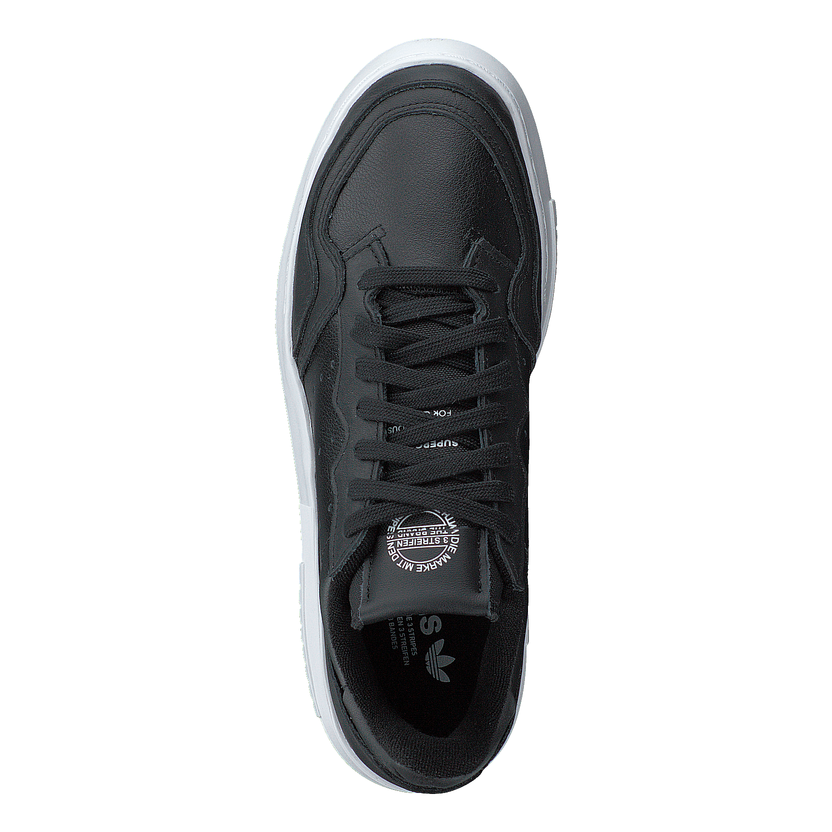 Adidas supercourt core black sales