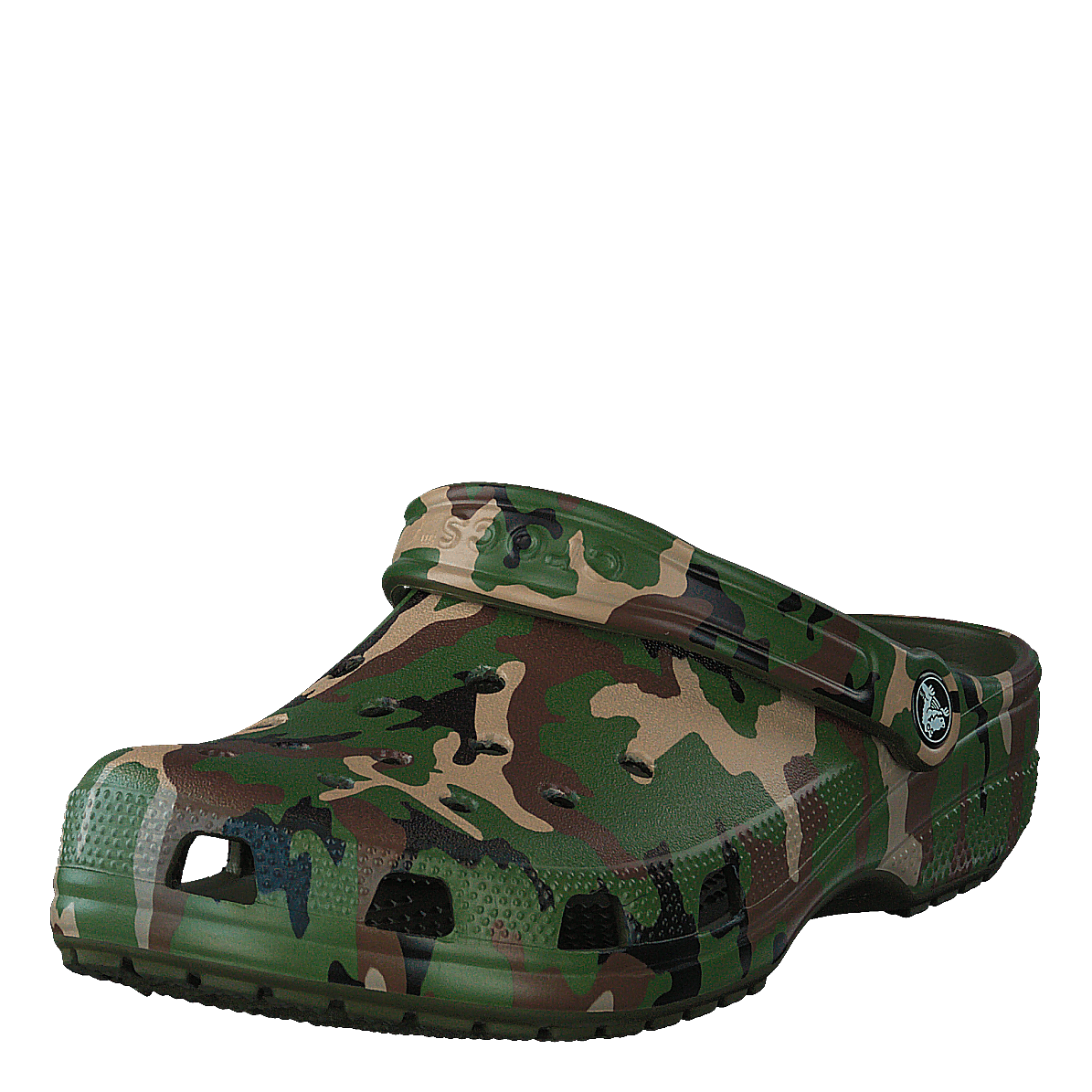 Classic Printed Camo Clog Army Green/multi