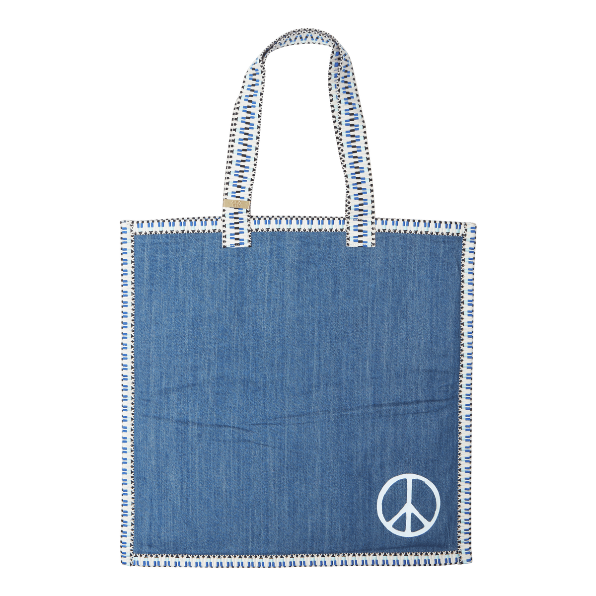 X Rth Denim Tote Blue