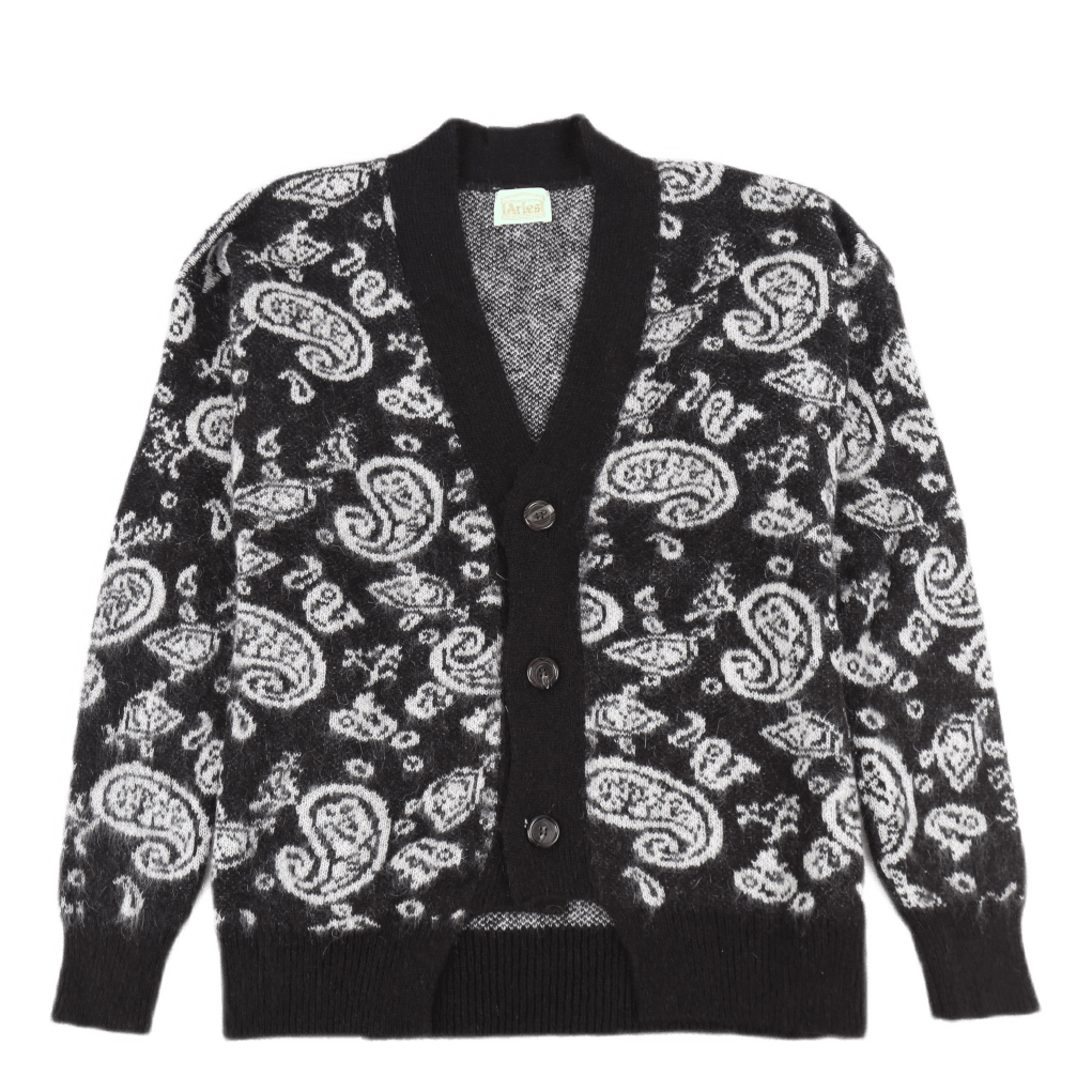 Paisley Cardigan Black