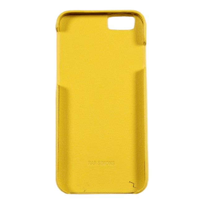 Leather Iphone 6 Case Yellow